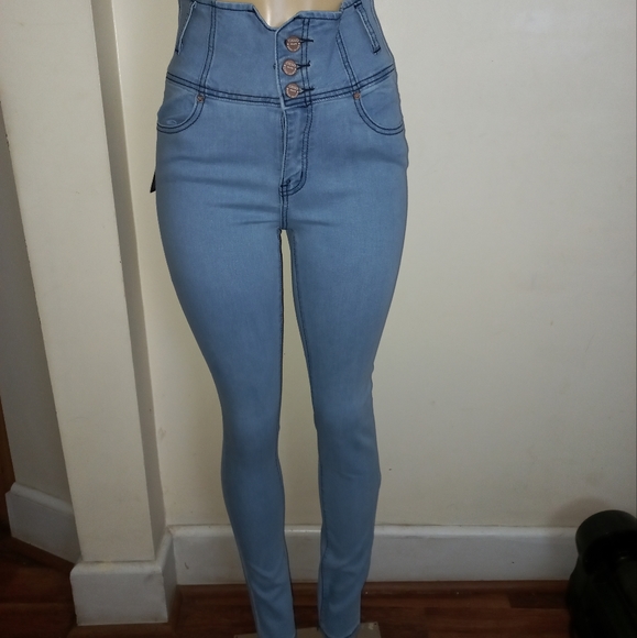 NWT Geso High Waist Stretch Skinny Jeans Womens Size 9 - Picture 2 of 13